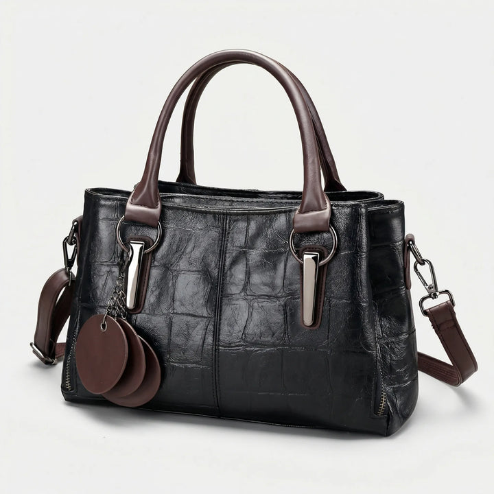 Crostova - Structured Boston-Style Top Handle Bag