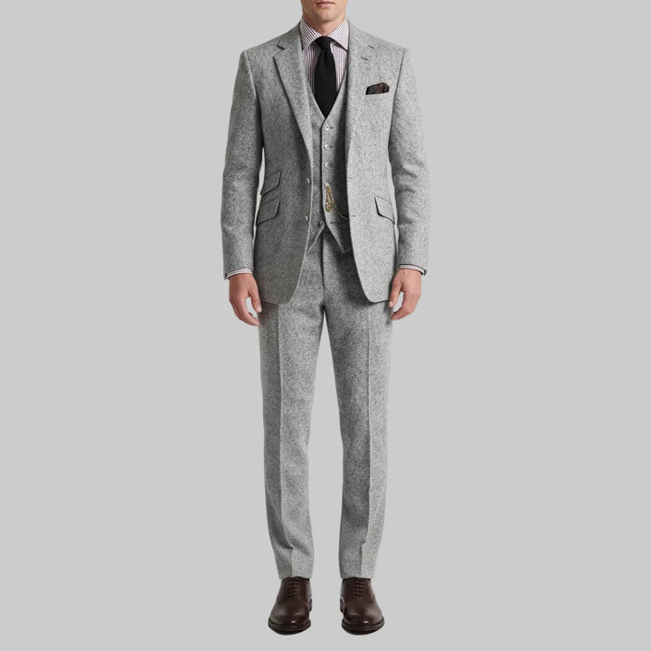 Dapsworth - Three-Piece Single-Breasted Formal Suit Set