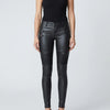 Slim Fit Faux-Leather Moto Pants for Women