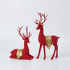 Paired Reindeer Figurine Set