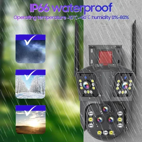 10K WiFi Security Camera with 20MP, 20x Zoom – DualGuard Ultra 10K