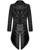 Men's Gothic Coat with Brocade Design – Victor