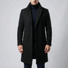 Longline Notch Lapel Overcoat
