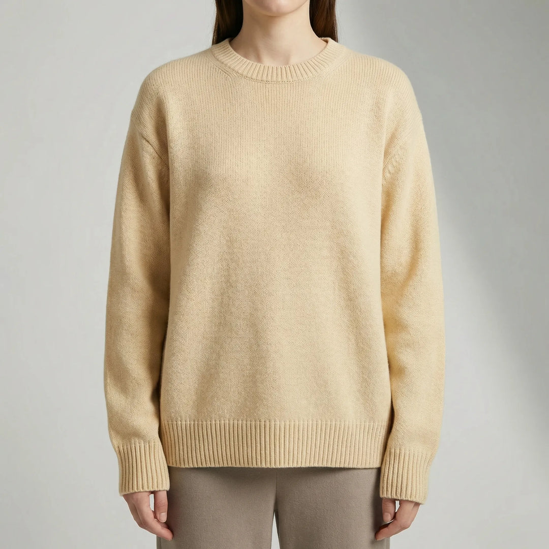 Driftknit - Oversized Crew Neck Pullover Sweater