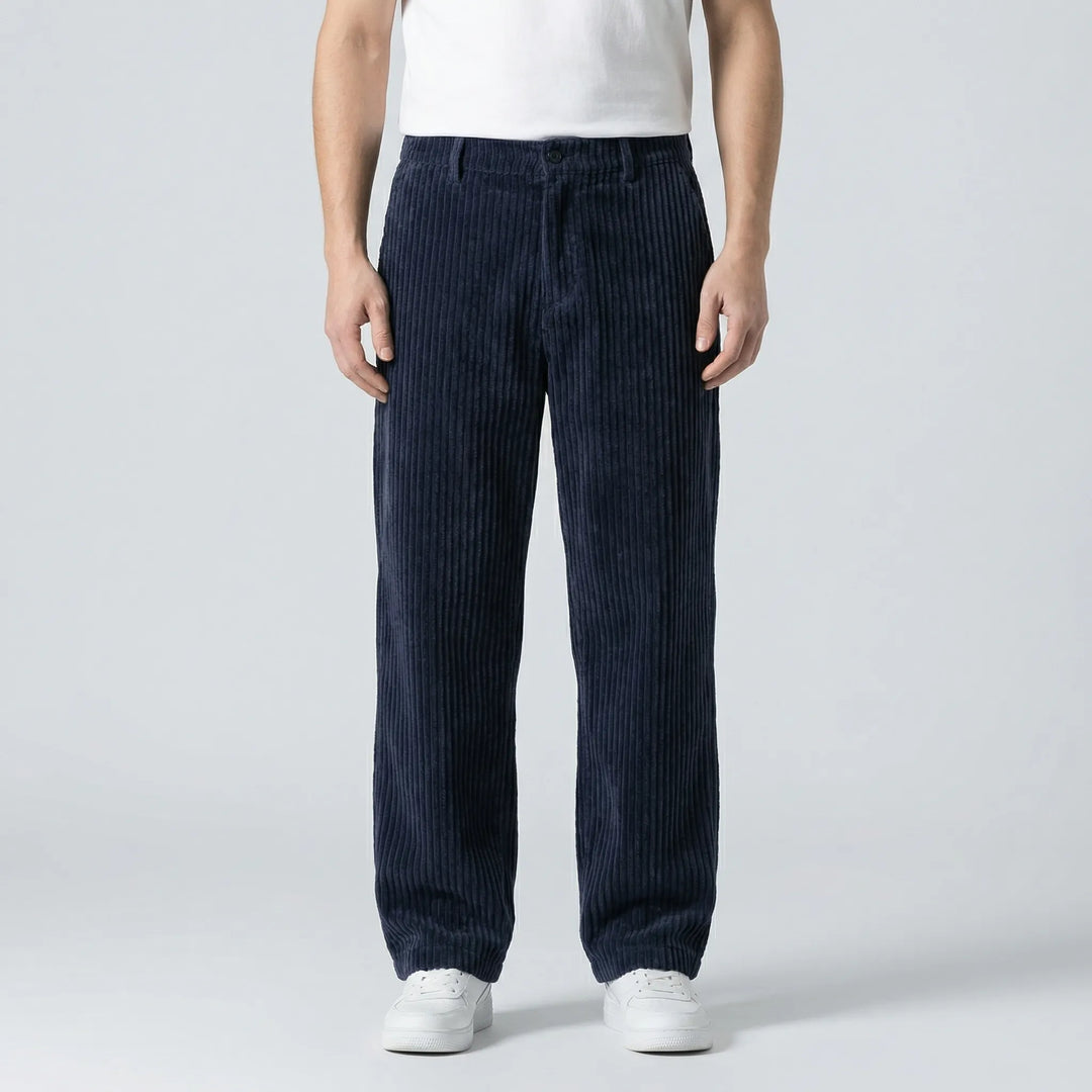 Drouvex - Loose Straight Tapered Trousers For Men