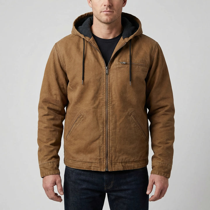 Durvex - Hooded Zip-Up Jacket With Fleece Lining