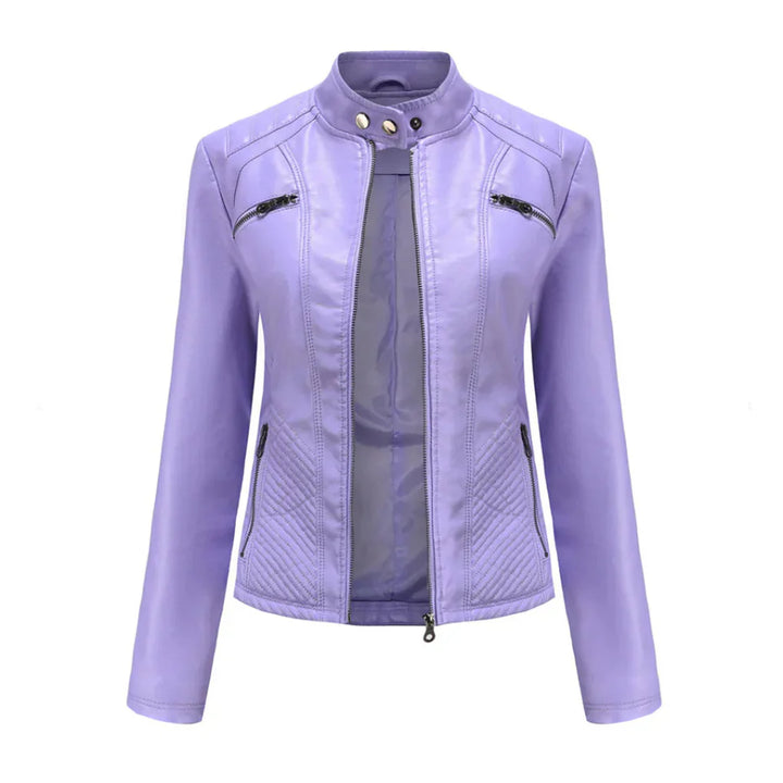 Classic Biker Design Coat for Women