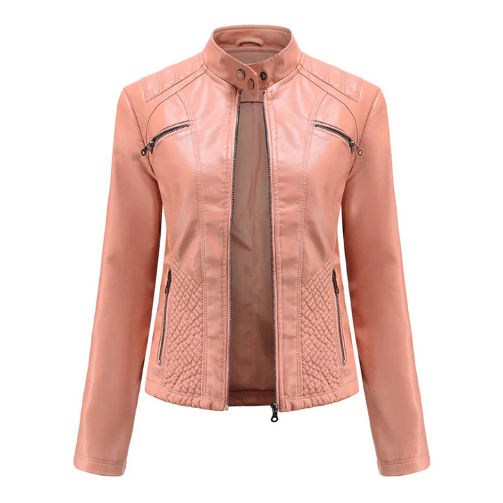Classic Biker Design Coat for Women