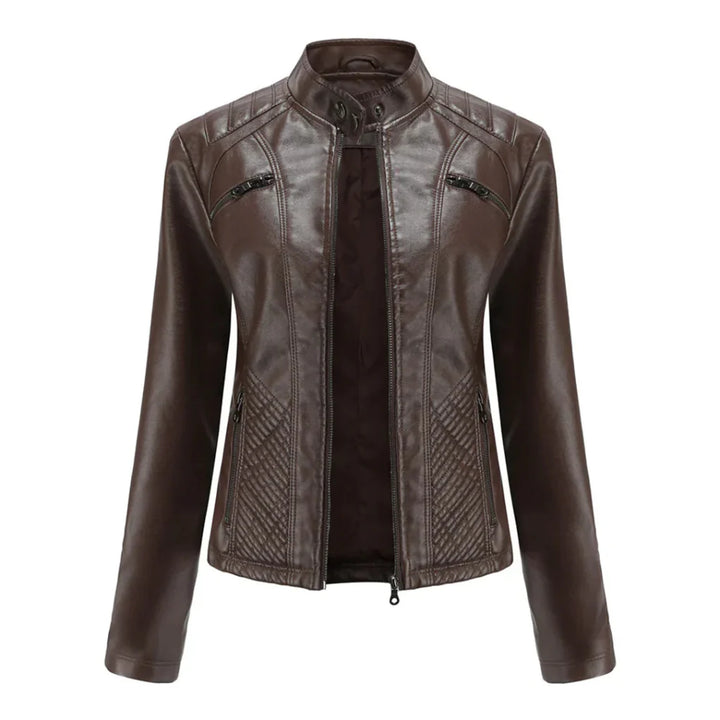 Classic Biker Design Coat for Women