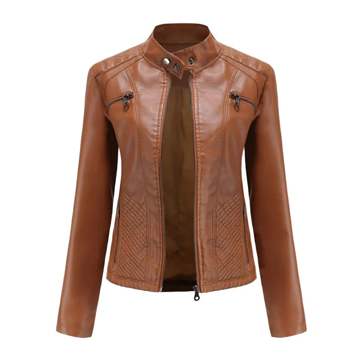 Classic Biker Design Coat for Women