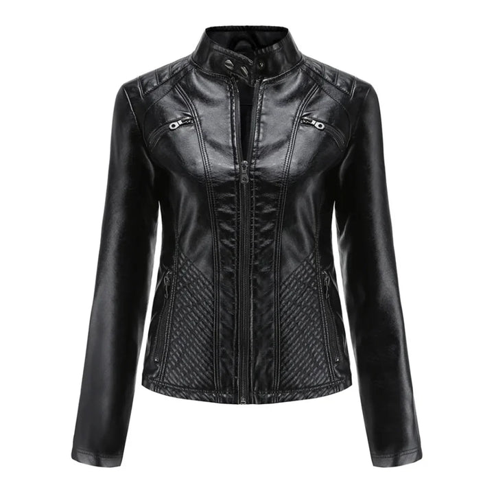 Classic Biker Design Coat for Women