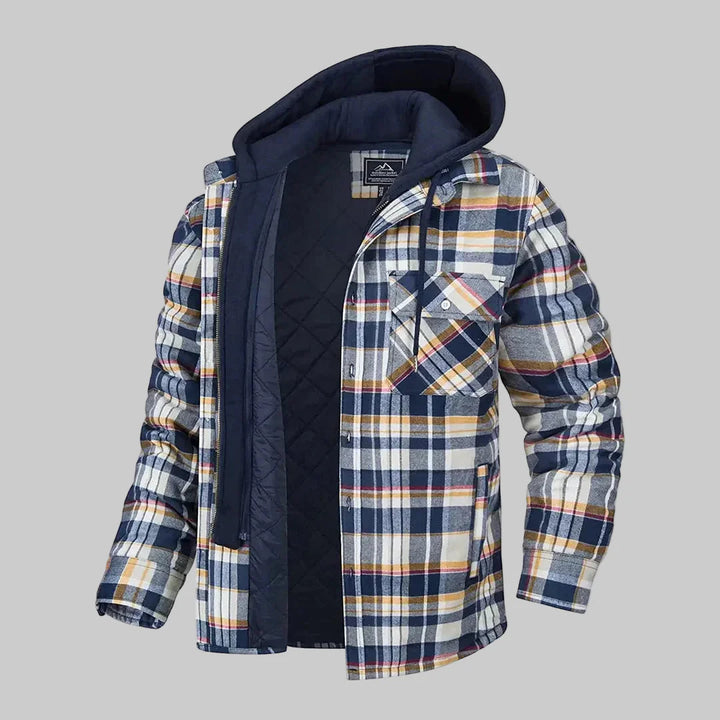 Checkered Jacket for Men with Timeless Elegance