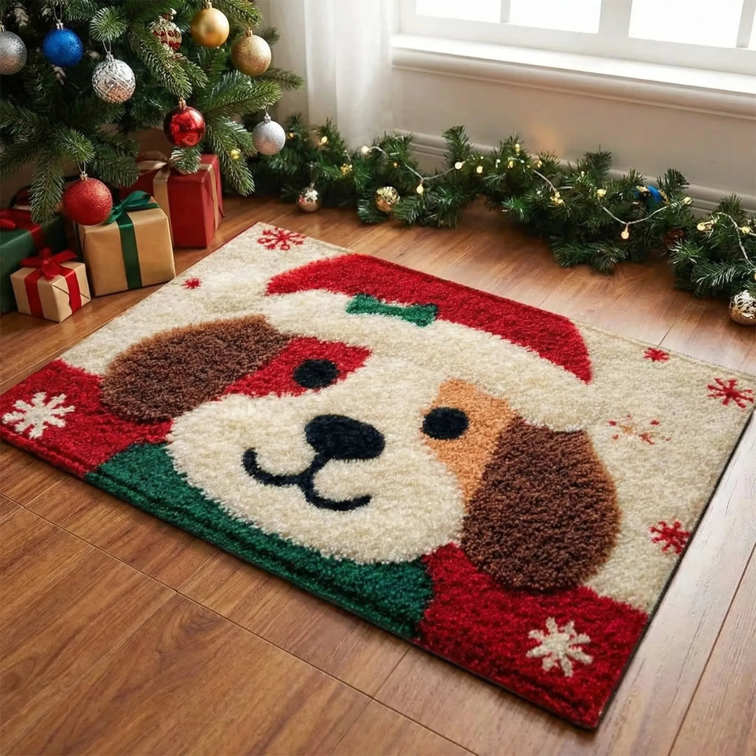 Festivoot - Fluffy Christmas Character Floor Mat