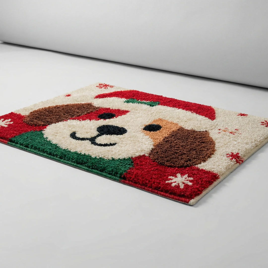 Festivoot - Fluffy Christmas Character Floor Mat