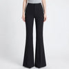 High Waist Slim Fit Flared Trousers