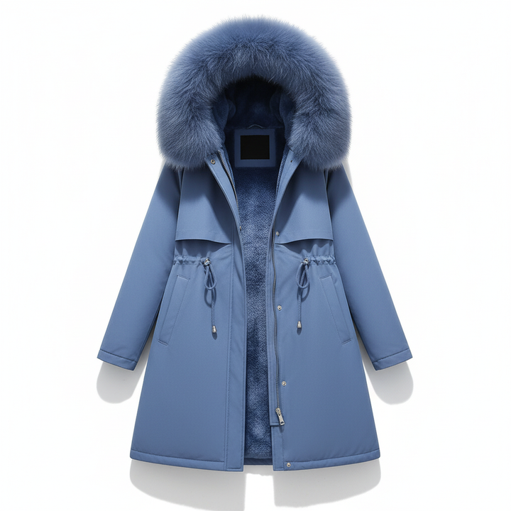 Hooded Fleece Parka - Silvia