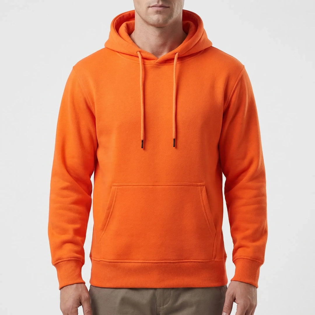 Fleexton - Fleece-Lined Pullover Hoodie For Men