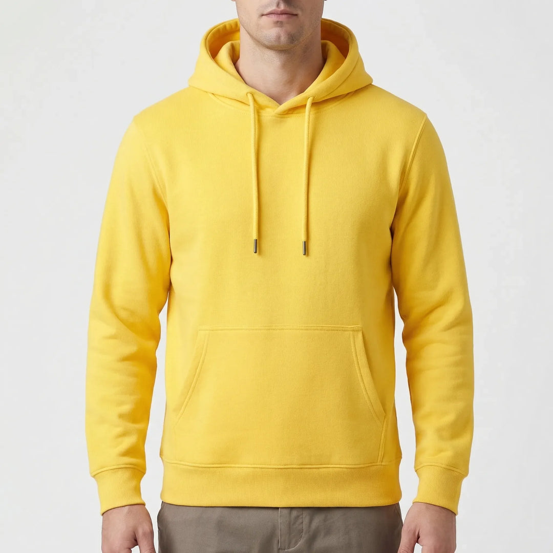 Fleexton - Fleece-Lined Pullover Hoodie For Men