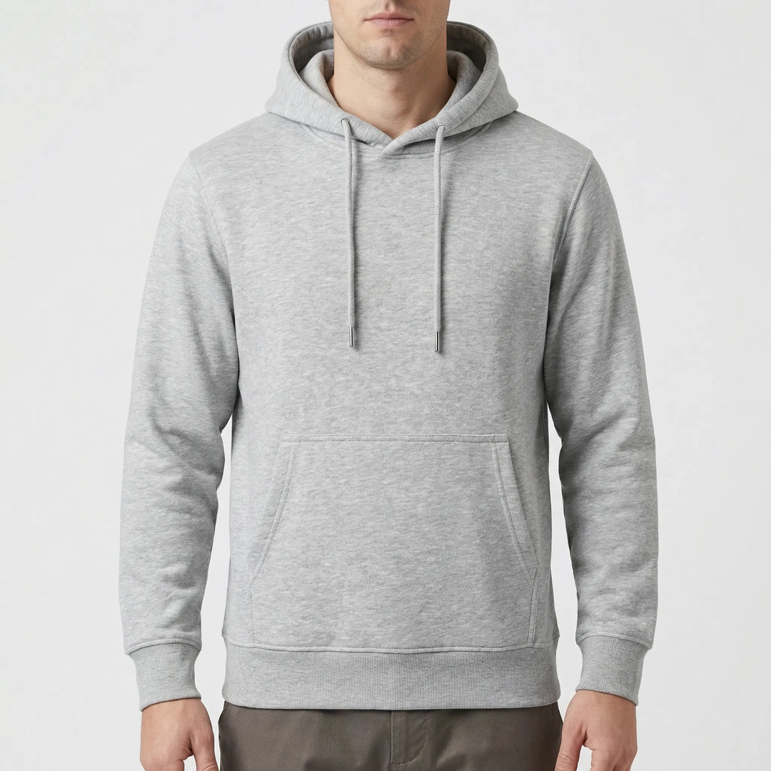 Fleexton - Fleece-Lined Pullover Hoodie For Men