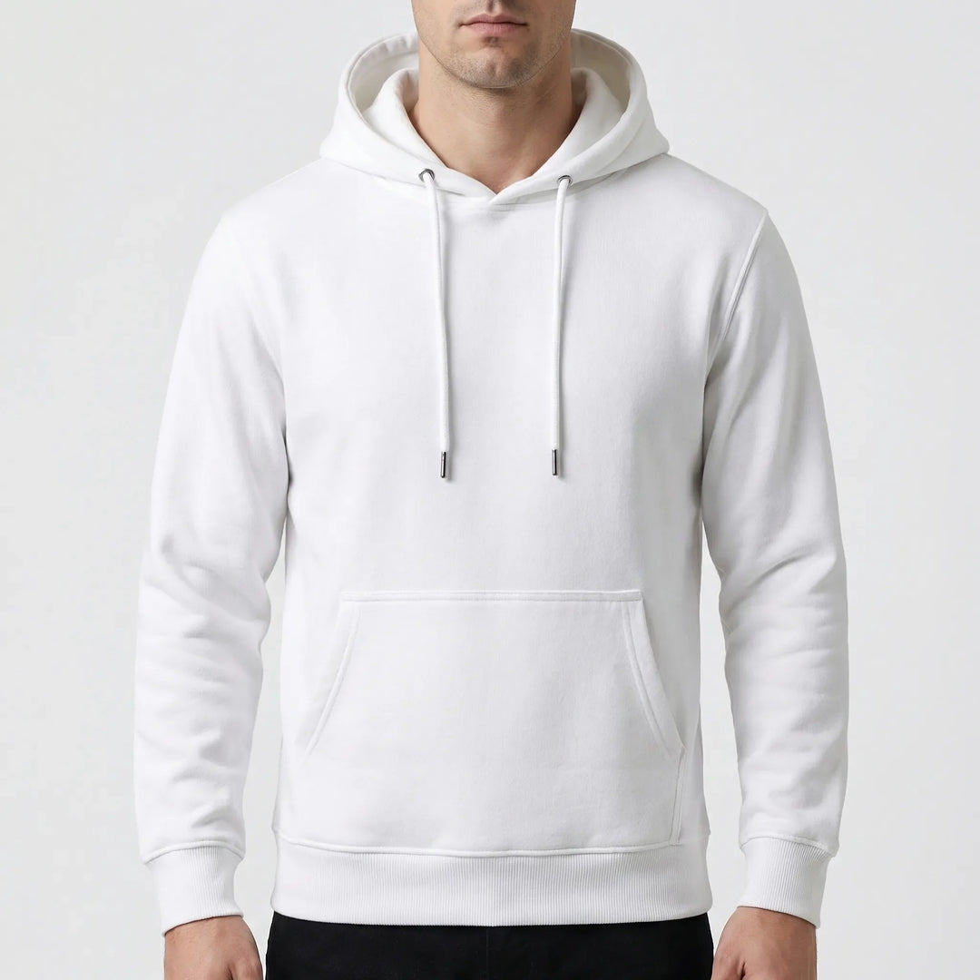 Fleexton - Fleece-Lined Pullover Hoodie For Men
