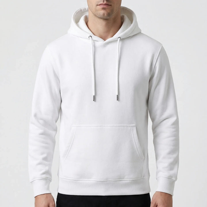 Fleexton - Fleece-Lined Pullover Hoodie For Men