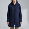 Hooded Full-Zip Fleece-Lined Coat for Women