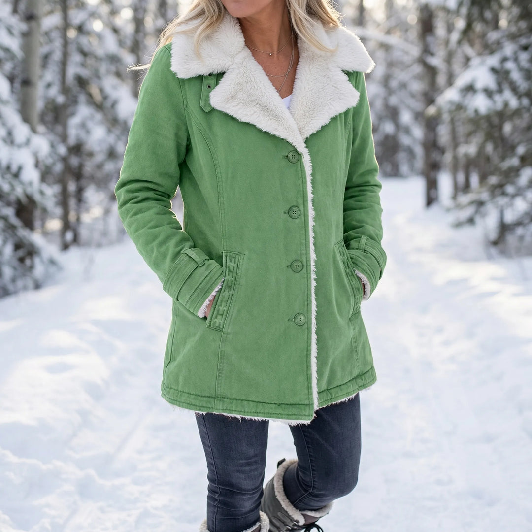 Fleurova - Fleece-Lined Women's Winter Jacket