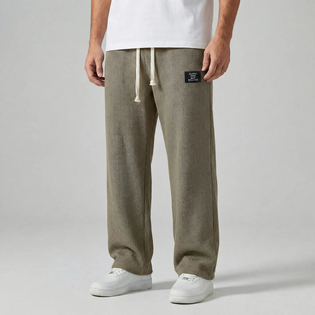Casual Drawstring-Waist Pants - Caspar