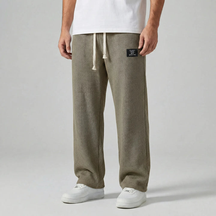 Casual Drawstring-Waist Pants - Caspar