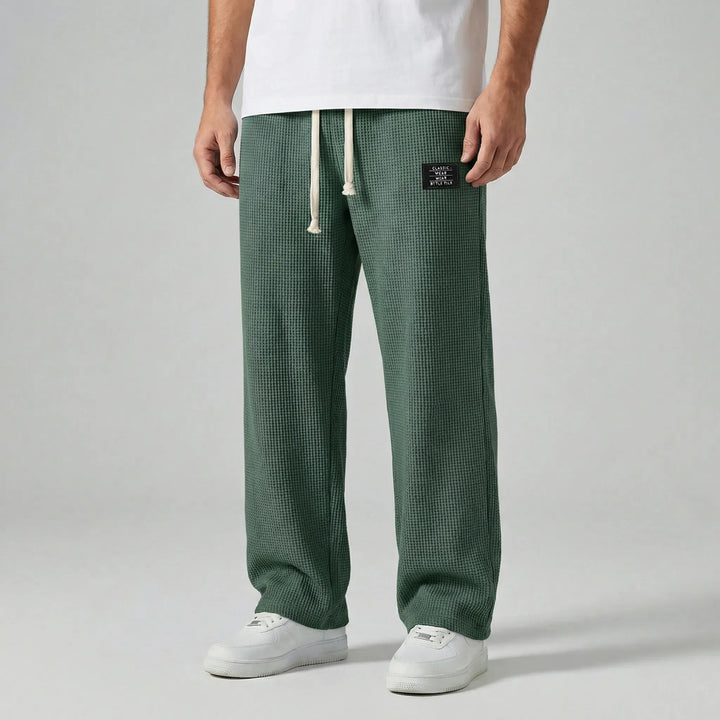Casual Drawstring-Waist Pants - Caspar