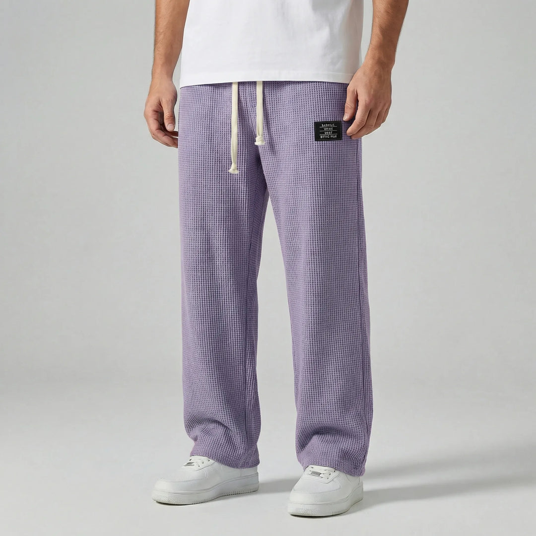 Casual Drawstring-Waist Pants - Caspar