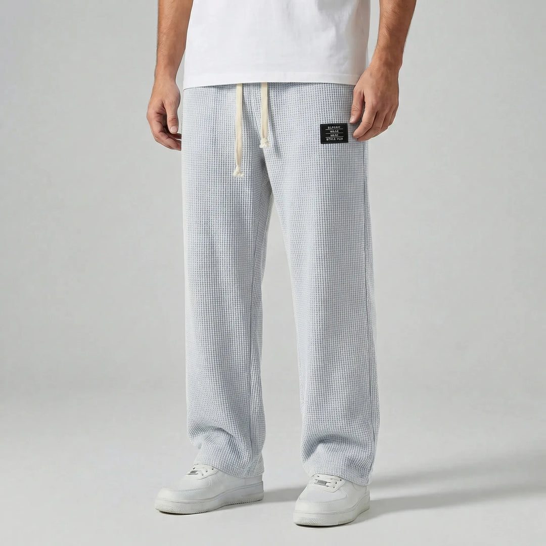 Casual Drawstring-Waist Pants - Caspar