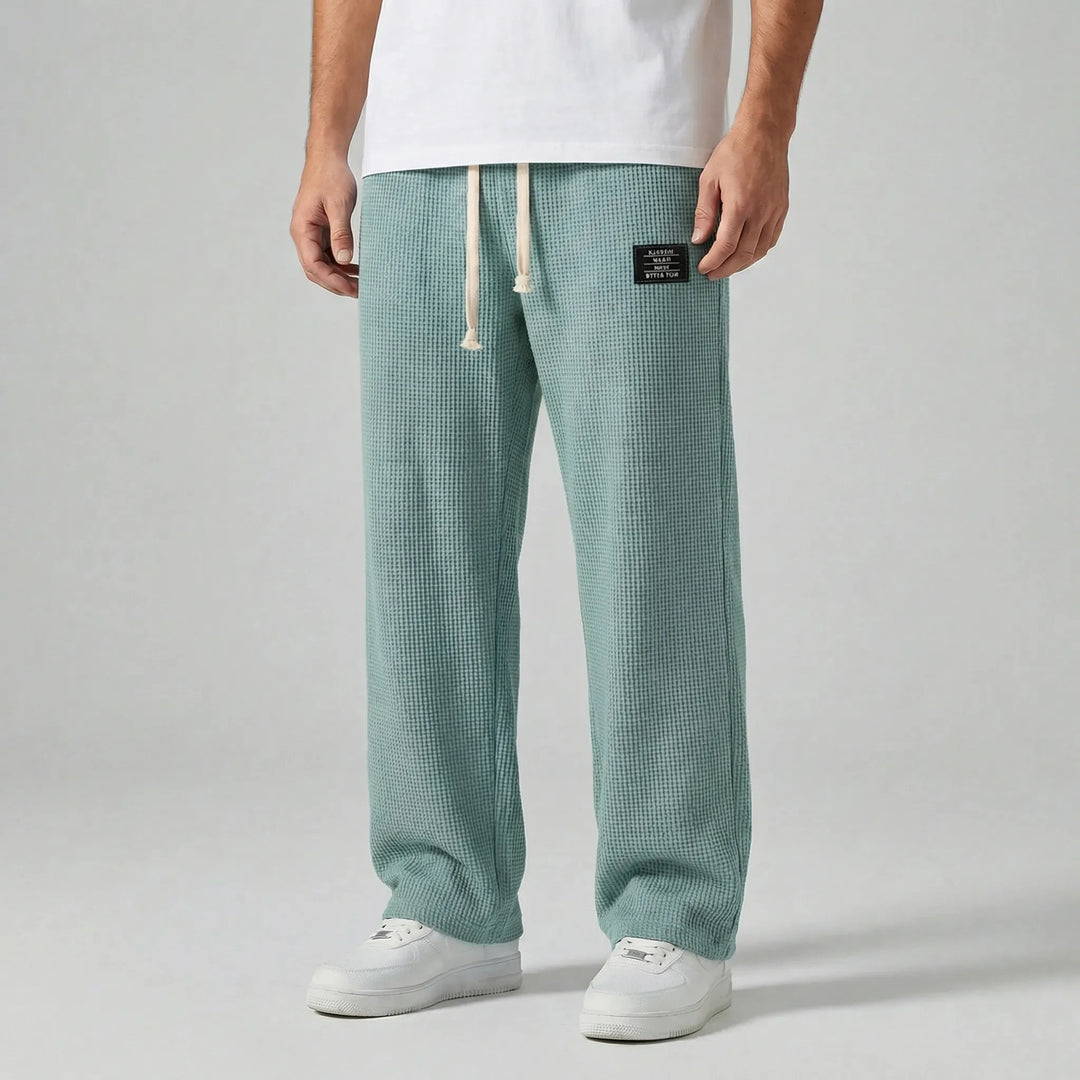 Casual Drawstring-Waist Pants - Caspar