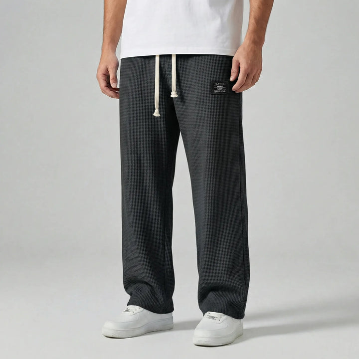 Casual Drawstring-Waist Pants - Caspar