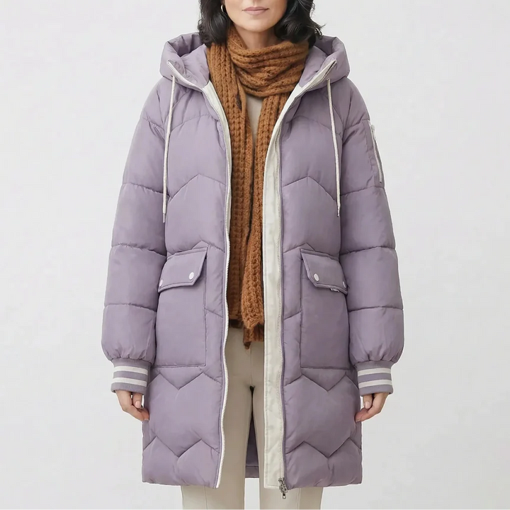 Frostova - Insulated Hooded Long Parka Coat