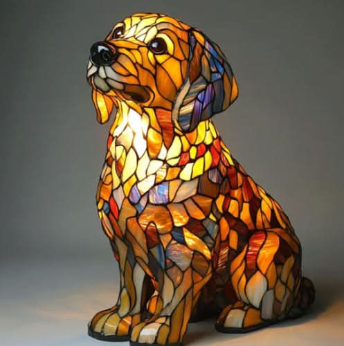COMPANIONLIGHT – Artistic LED Night Light with Dog Breeds for Home Décor