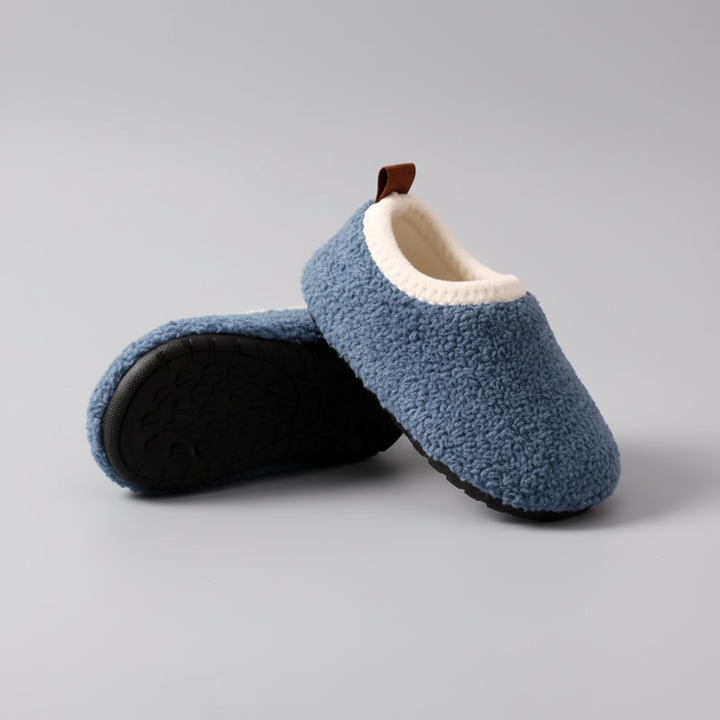 Lined Plush Slippers for Kids - TeddyToes