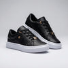 Embossed Platform Lace-Up Sneaker