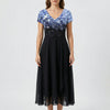 Sequin Bodice Midi Dress