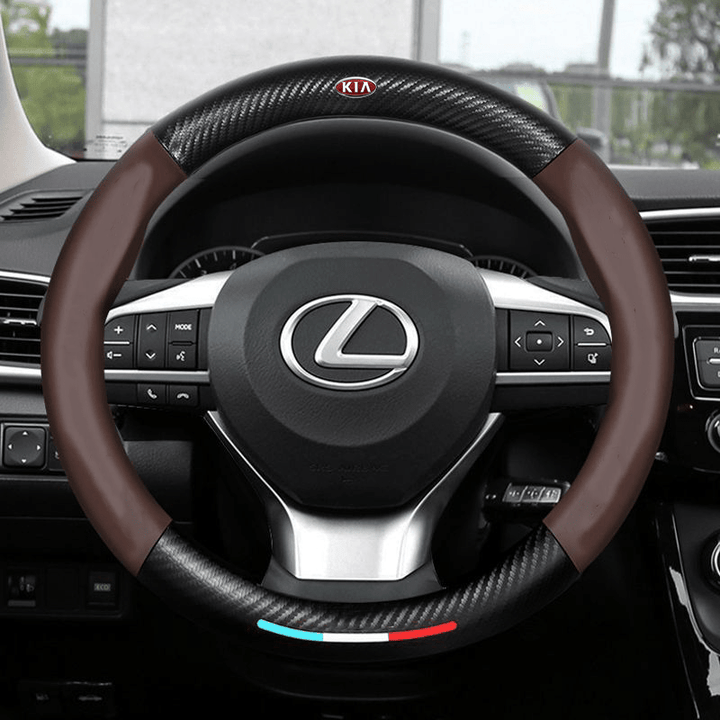 GripGuard | Elegant, Breathable and Non-Slip Steering Wheel Cover