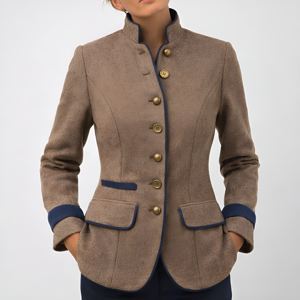 Elegant Ladies Jacket in Plain Color