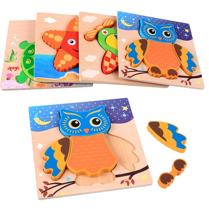 Wooden Montessori Puzzle – ColourJoy (Buy 1 Get 1 Free)