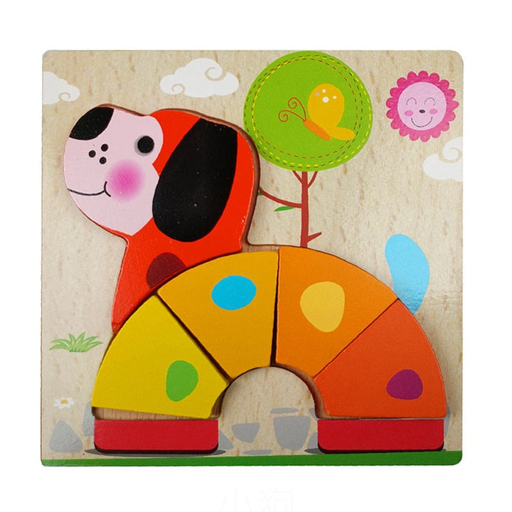 Wooden Montessori Puzzle – ColourJoy (Buy 1 Get 1 Free)