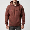 Half-Zip Hooded Pullover For Men