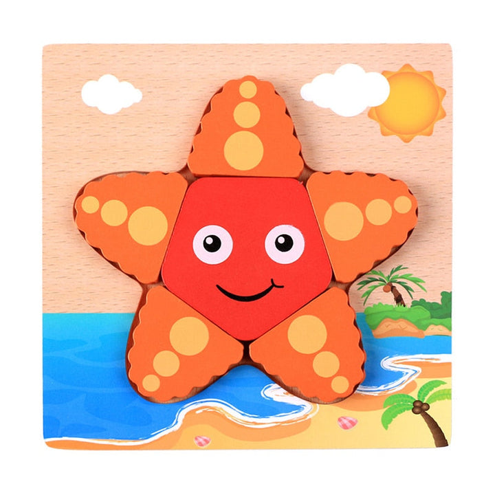 Wooden Montessori Puzzle – ColourJoy (Buy 1 Get 1 Free)