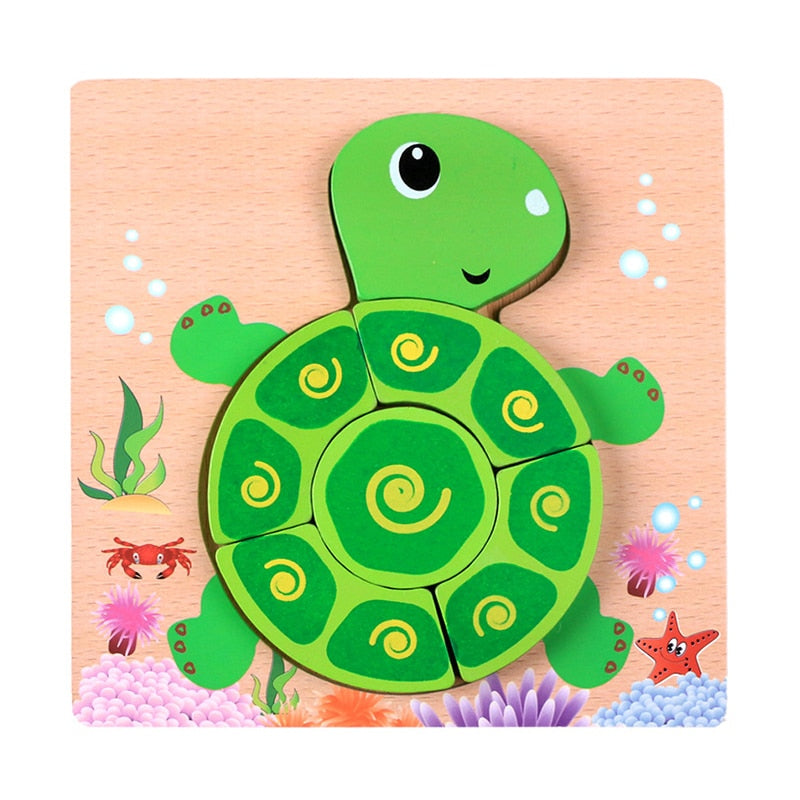 Wooden Montessori Puzzle – ColourJoy (Buy 1 Get 1 Free)