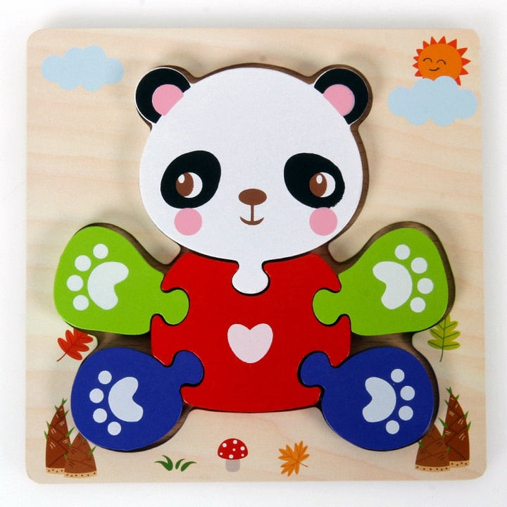 Wooden Montessori Puzzle – ColourJoy (Buy 1 Get 1 Free)