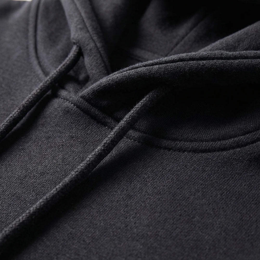 Hoodrix - Solid Color Pullover Hoodie For Men