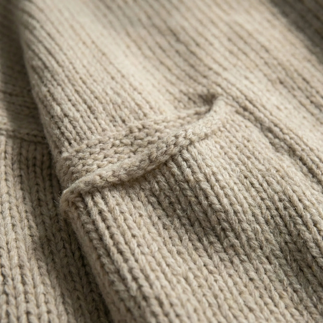 Ivorra - Oversized Round Neck Knit Sweater