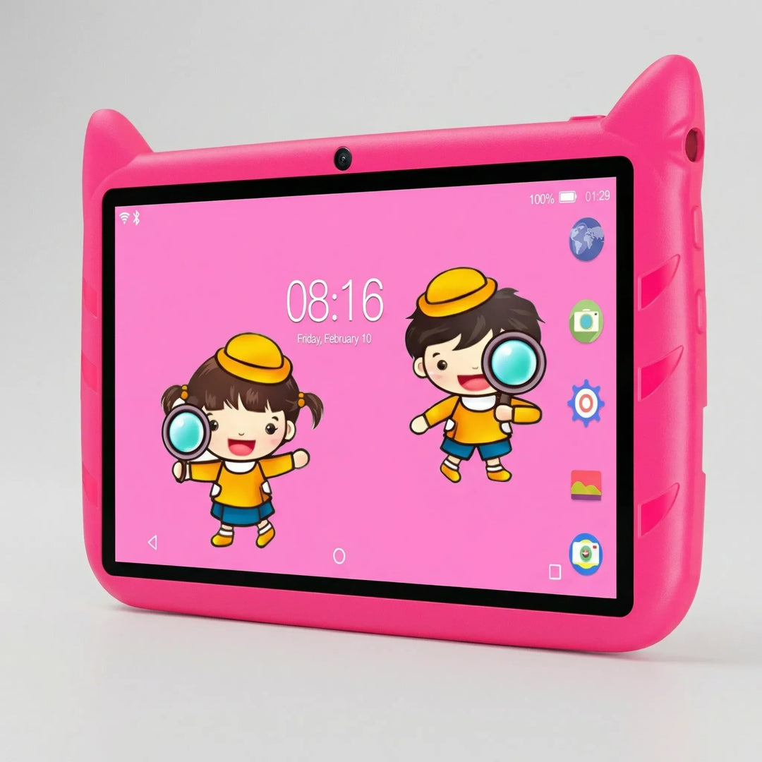 Kidtably - Compact 7-Inch Kids Tablet With Bumper Case